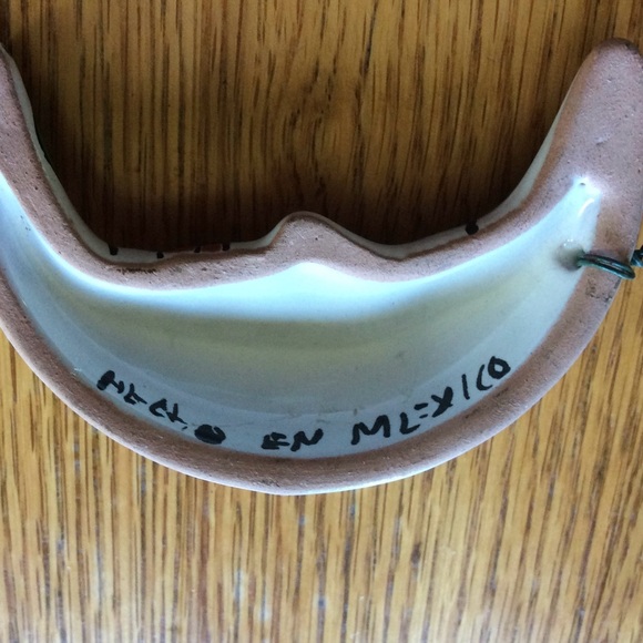 Talavera Mexican Moon: Pottery Hanging 🌙 - Picture 3 of 13